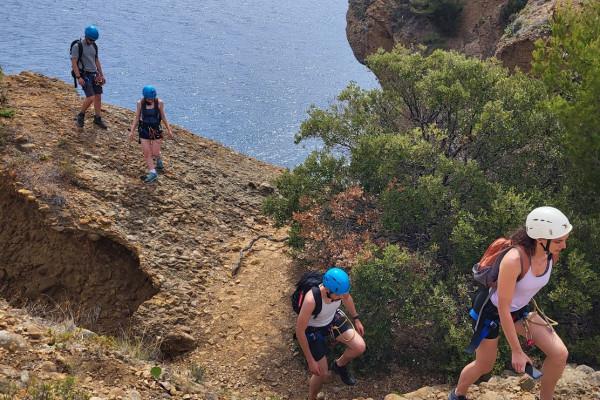 Canyoning sec via corda journée - La Ciotat