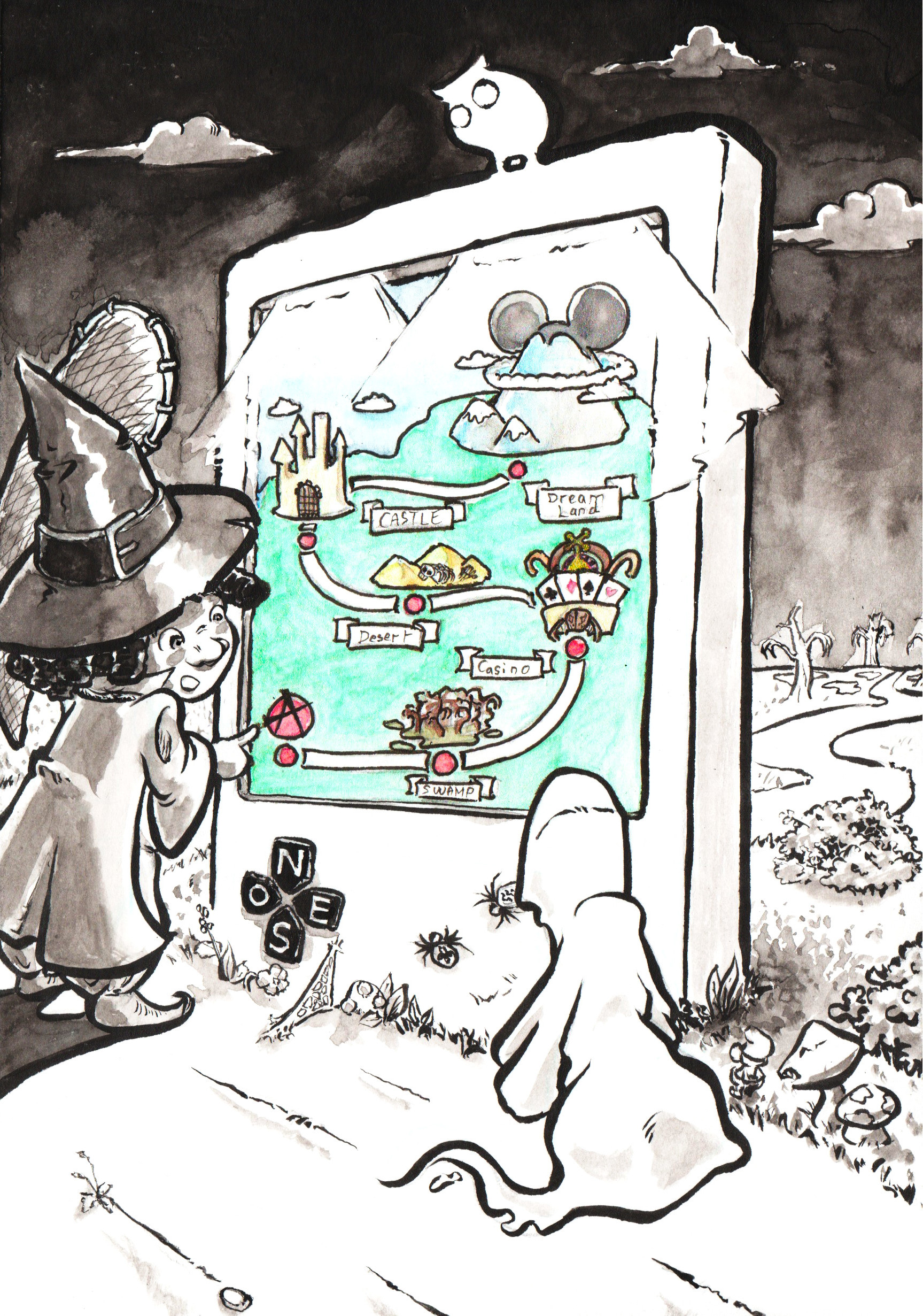 Rencontre - La petite sorcière qui partit à la poursuite de ses rêves par Myster Ty