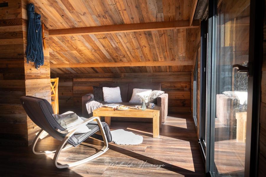 Espace salon Gîte La Sitelle - Belvédère - Gîtes de France Alpes-Maritimes