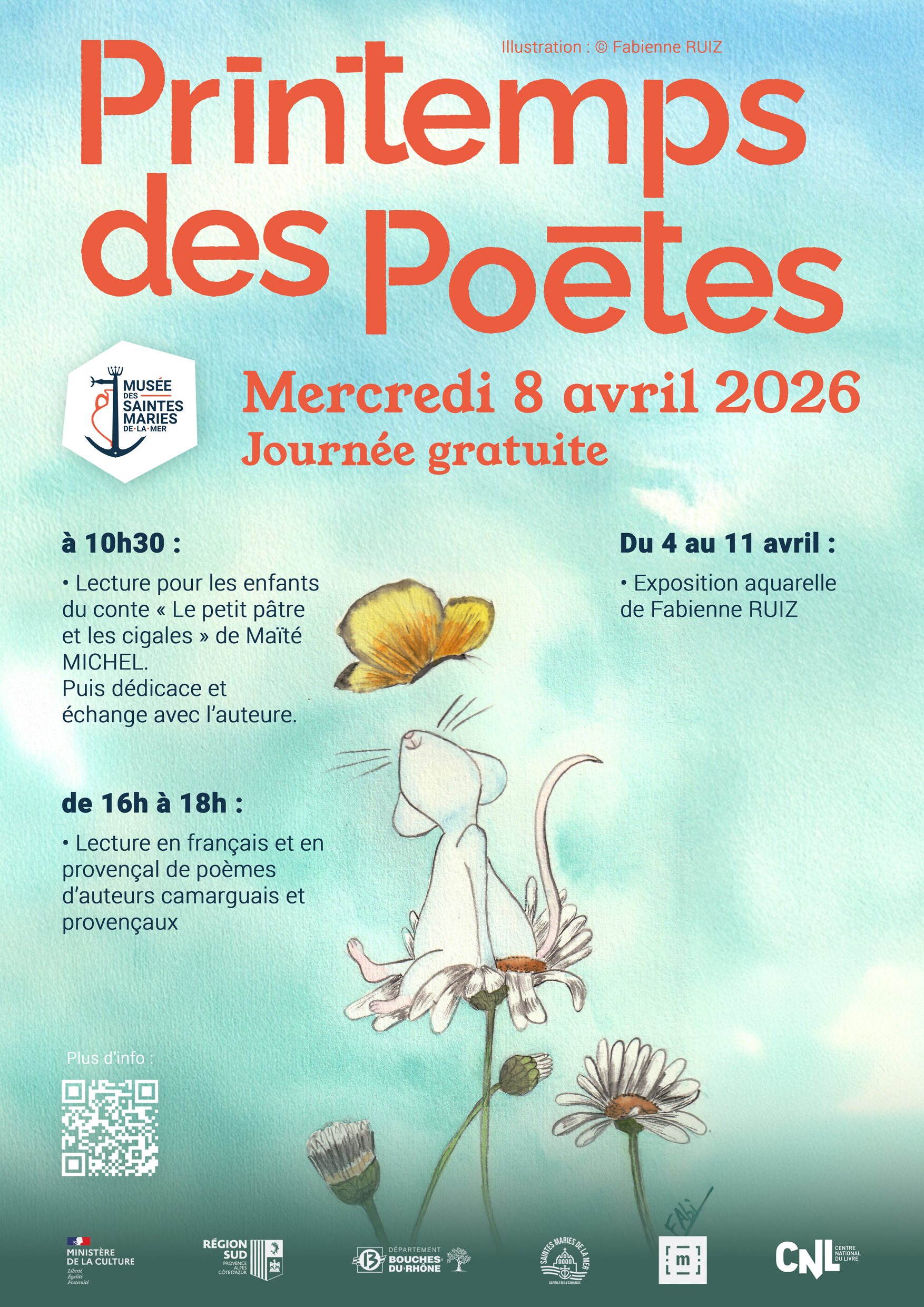 Le Printemps des Poètes – Journée gratuite au Musée des Saintes