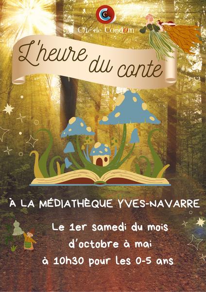 Médiathèque Yves Navarre : L'Heure du conte_Condom