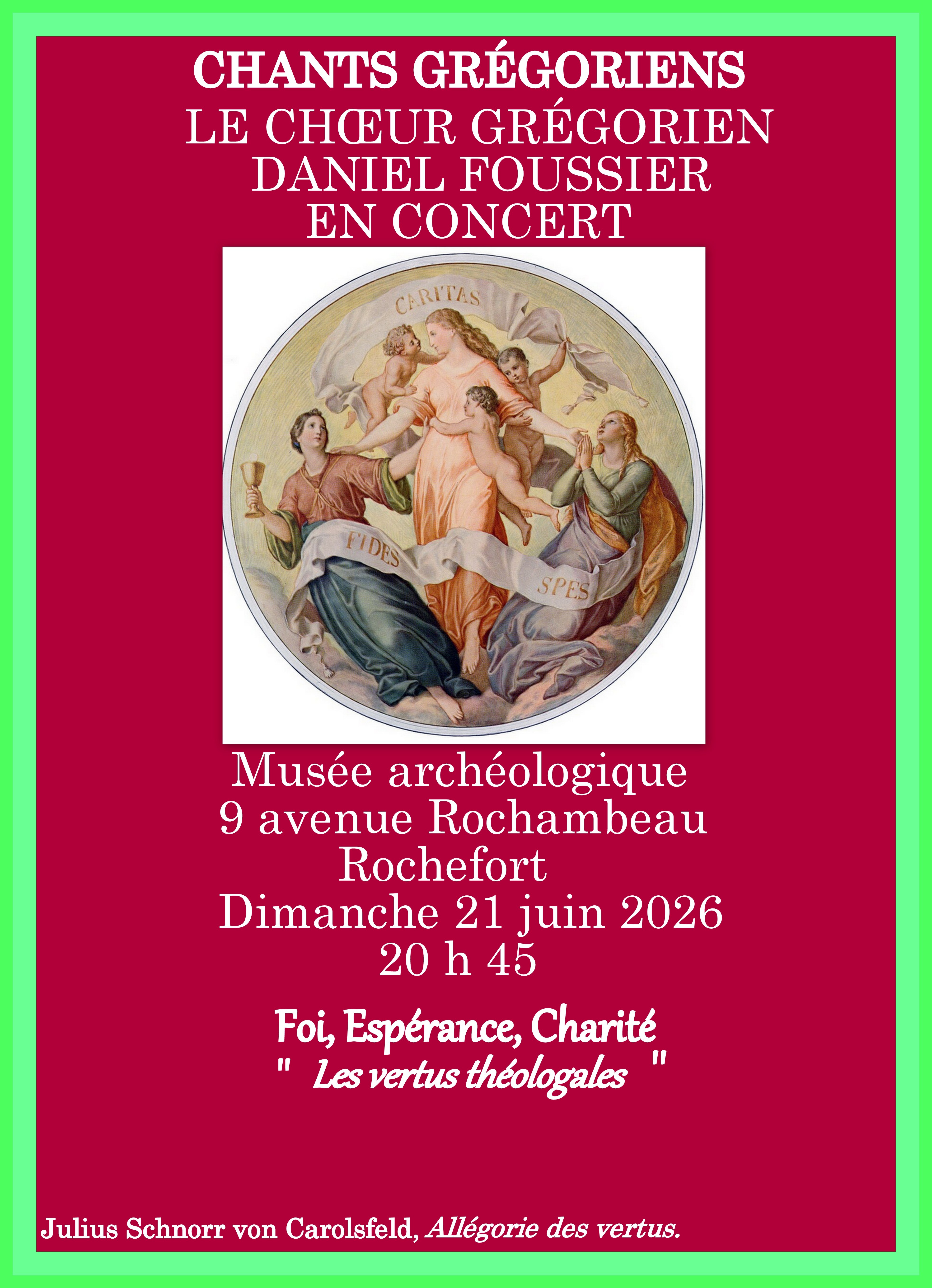 COCERT DE CHANTS GRÉGORIENS