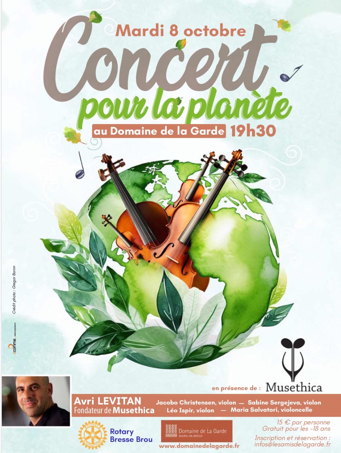 Affiche concert 8 octobre 2024