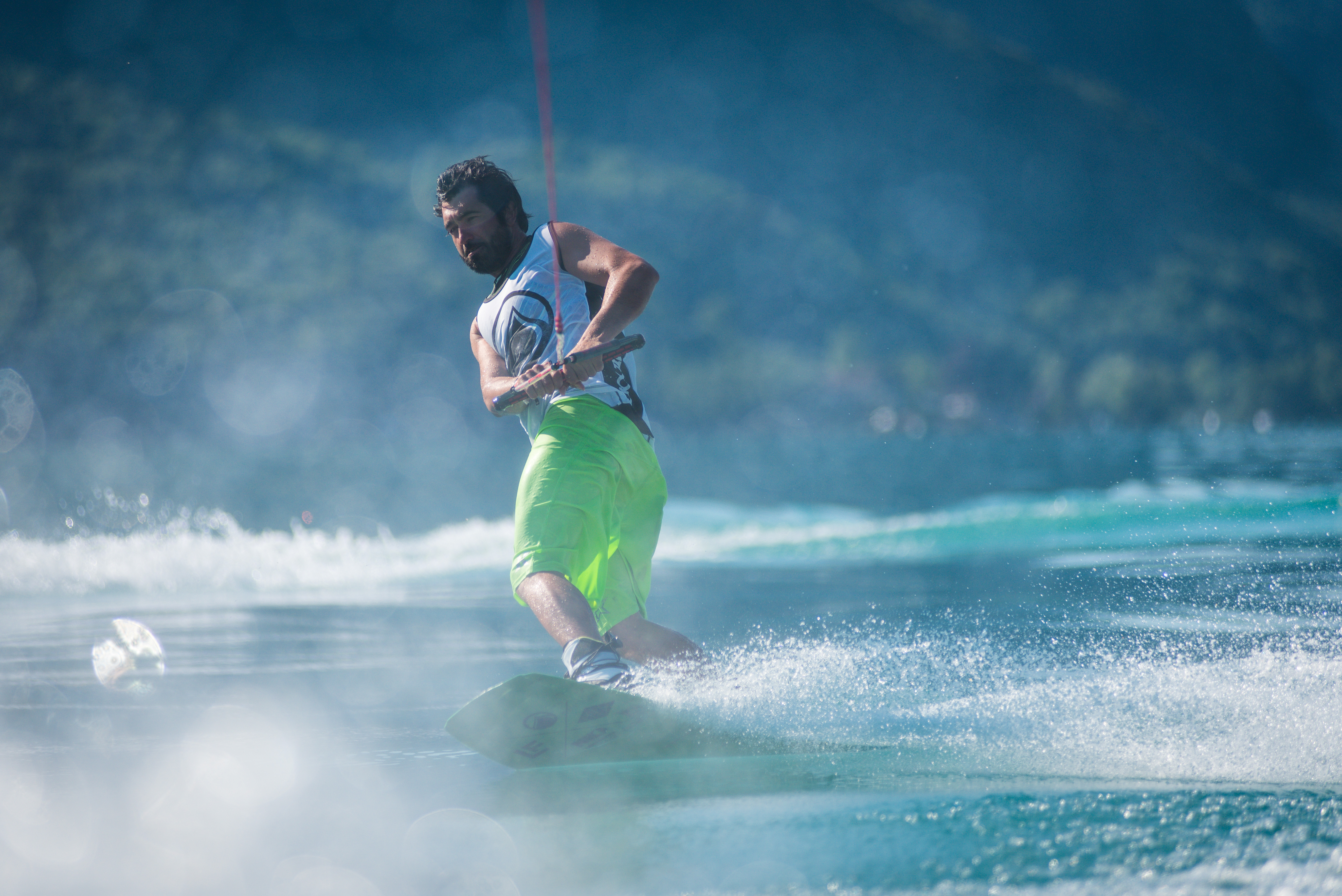 session de wakeboard