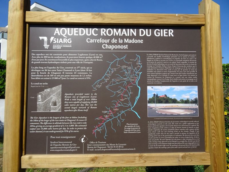 Aqueduc romain du Gier - Canal de la Madone