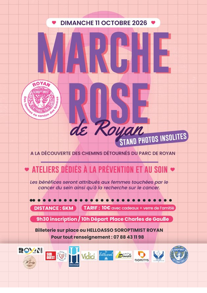 Octobre Rose à Royan | Marche solidaire
