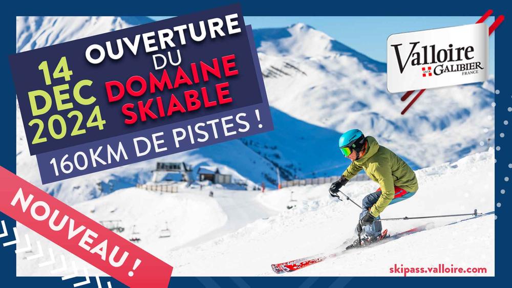 Ouverture du Domaine Skiable Le 14 déc 2024