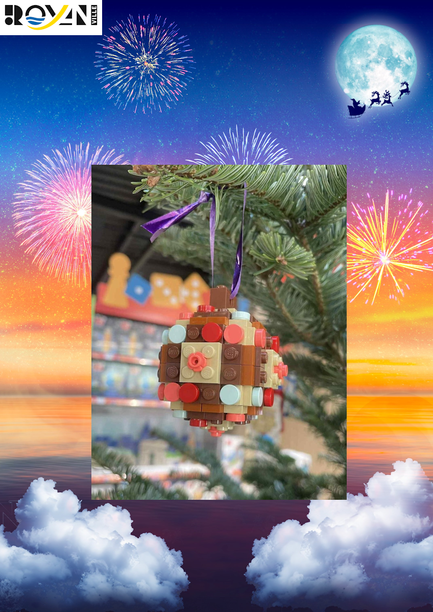 Un Noël à Royan - Création de décorations en LEGO® pour l’arbre de Noël