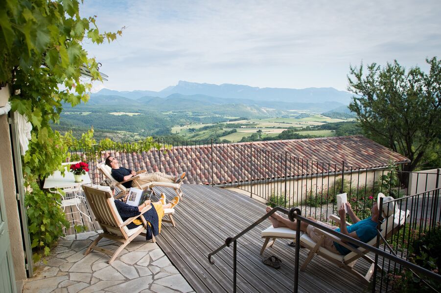 Gite l'Amandier - terrasse