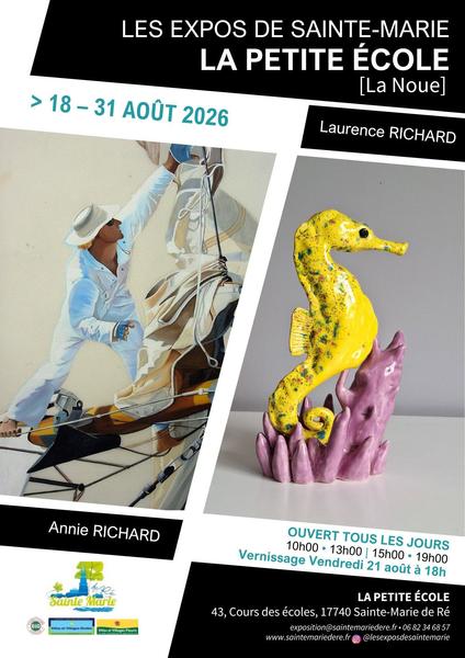 Exposition - Annie Richard et Laurence Richard à La Petite École