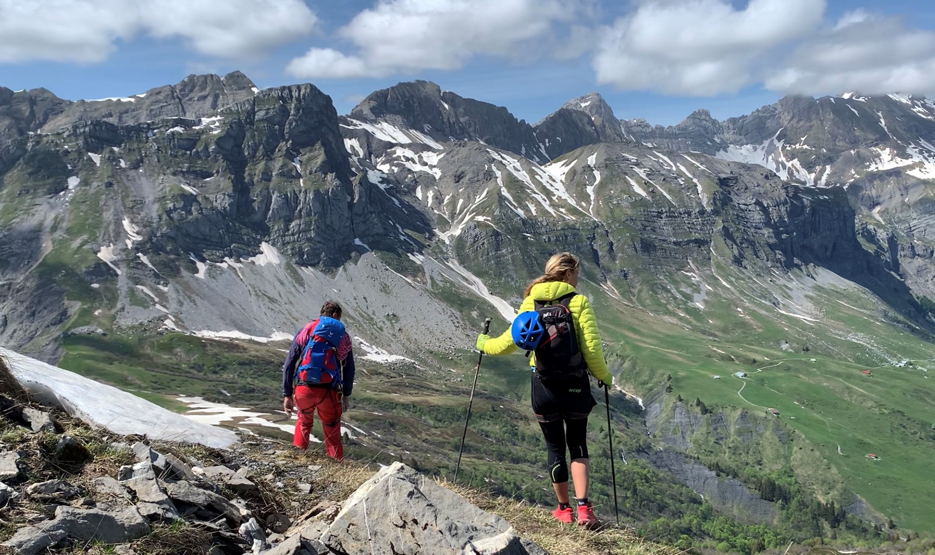 Alpi-rando Croisse Baulet 3 ©Bureau des Guides & Accompagnateurs de Sallanches