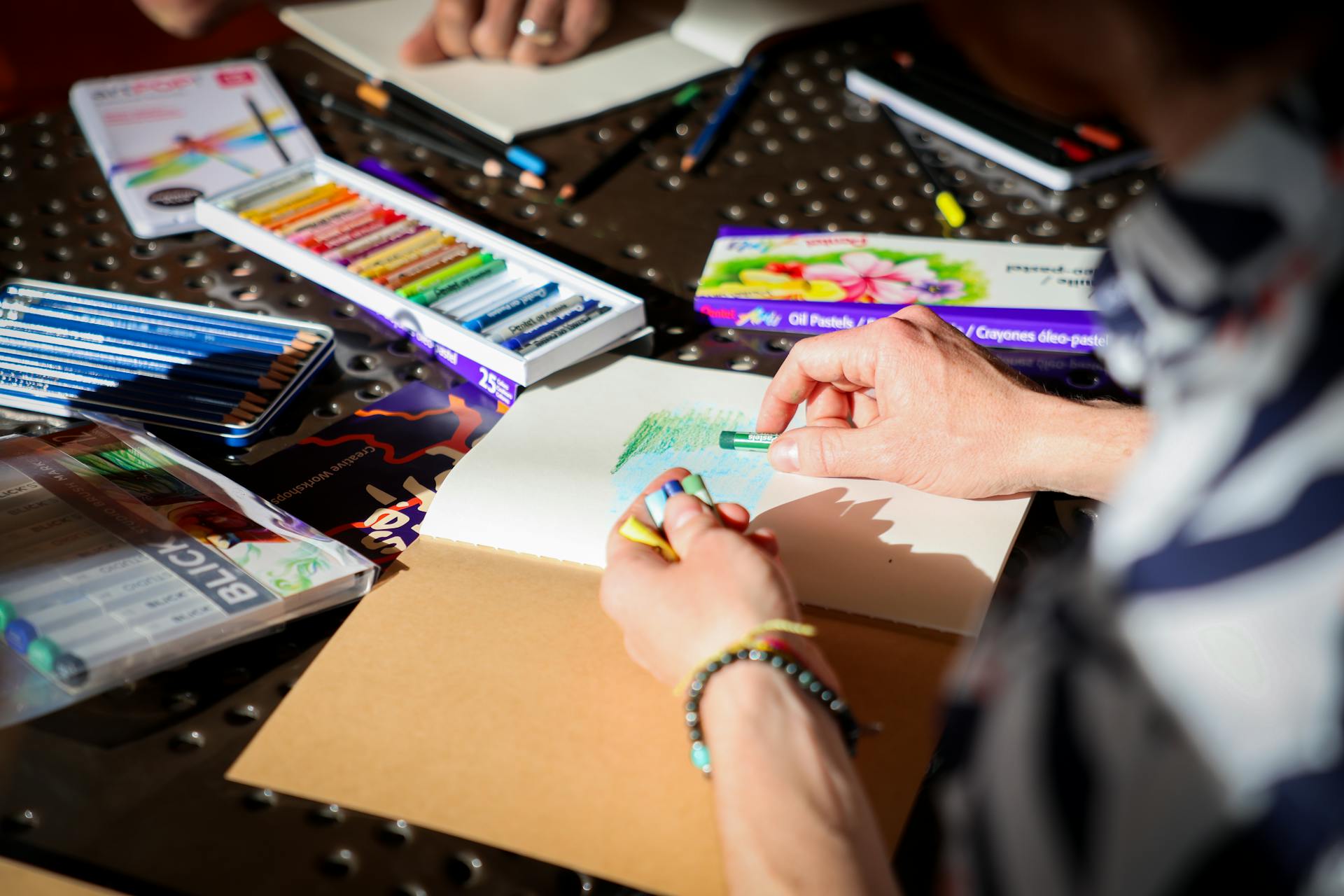 Atelier Créa "Pastels aquarellables" avec Merveille en Soi