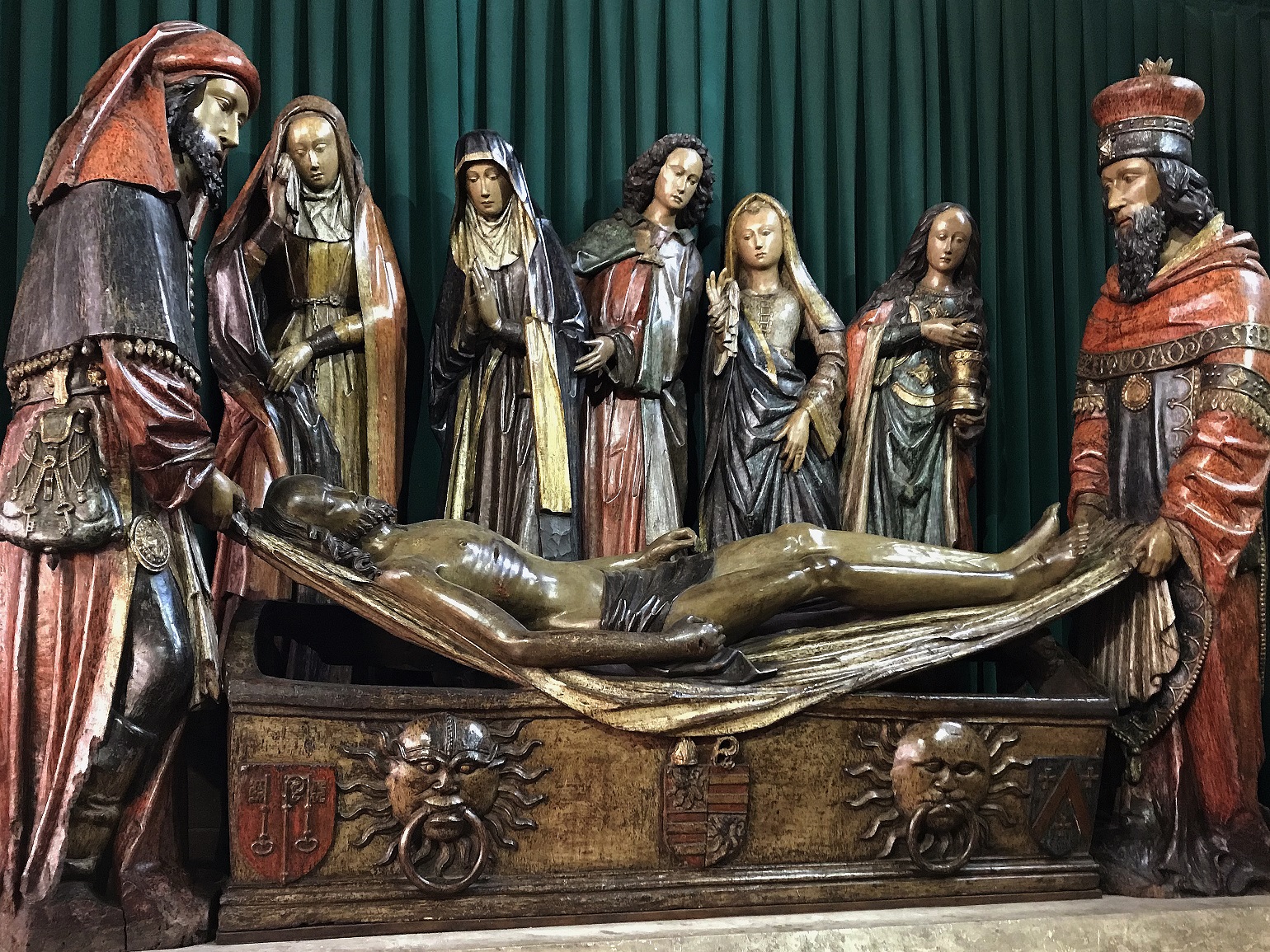 Mise au tombeau fin 15ème siècle