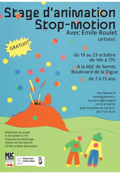 Stage d'animation Stop-motion