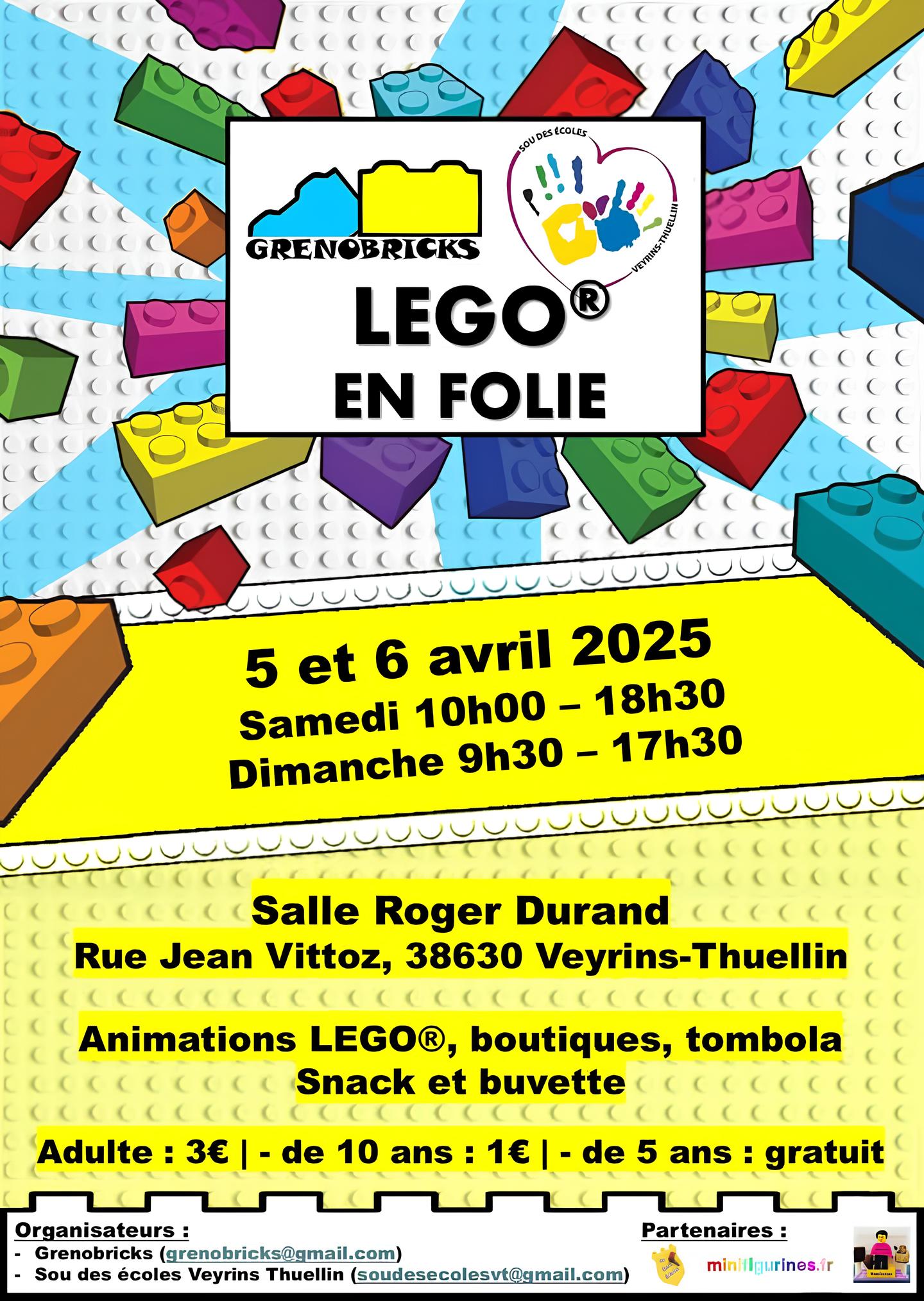 Exposition Lego en folie - Les Avenières Veyrins-Thuellin - Balcons du Dauphiné