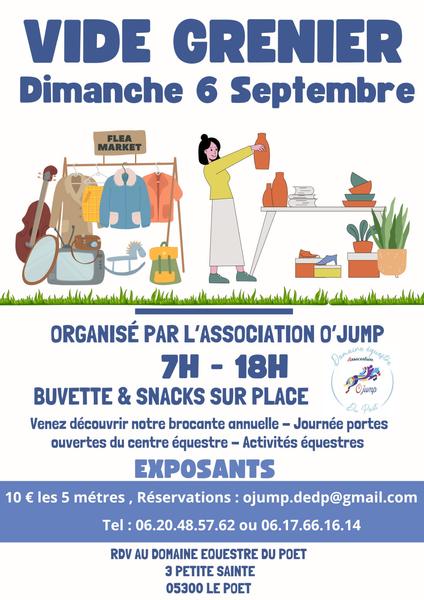 Vide greniers au Domaine Équestre du Poët