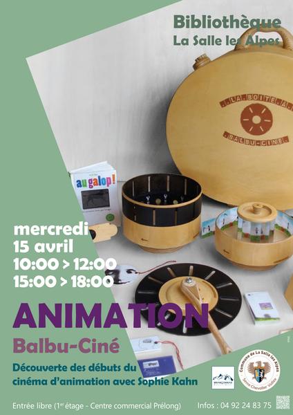 Animation Balbu-ciné