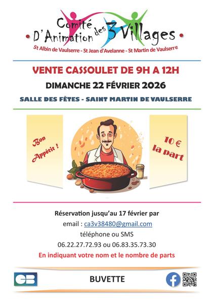 Vente de cassoulet