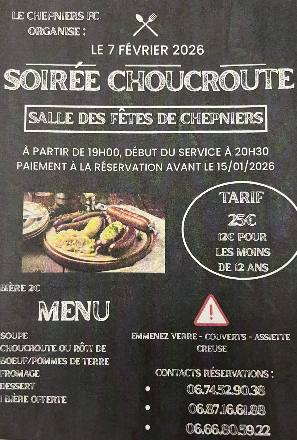 Soirée choucroute