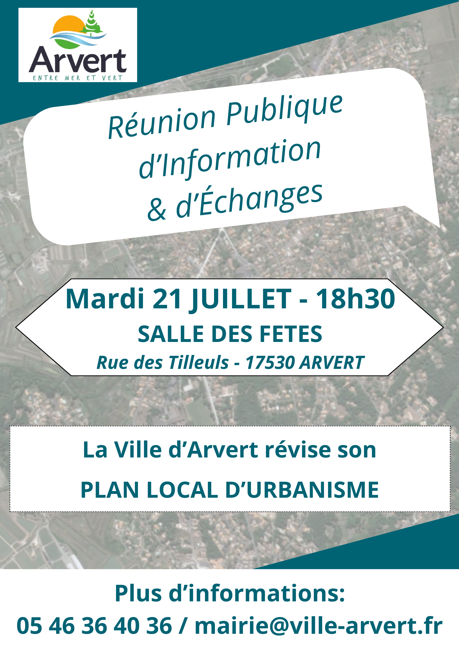 Réunion publique Plan Local d’Urbanisme (PLU)