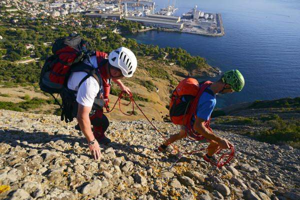 Canyoning sec via corda journée - La Ciotat