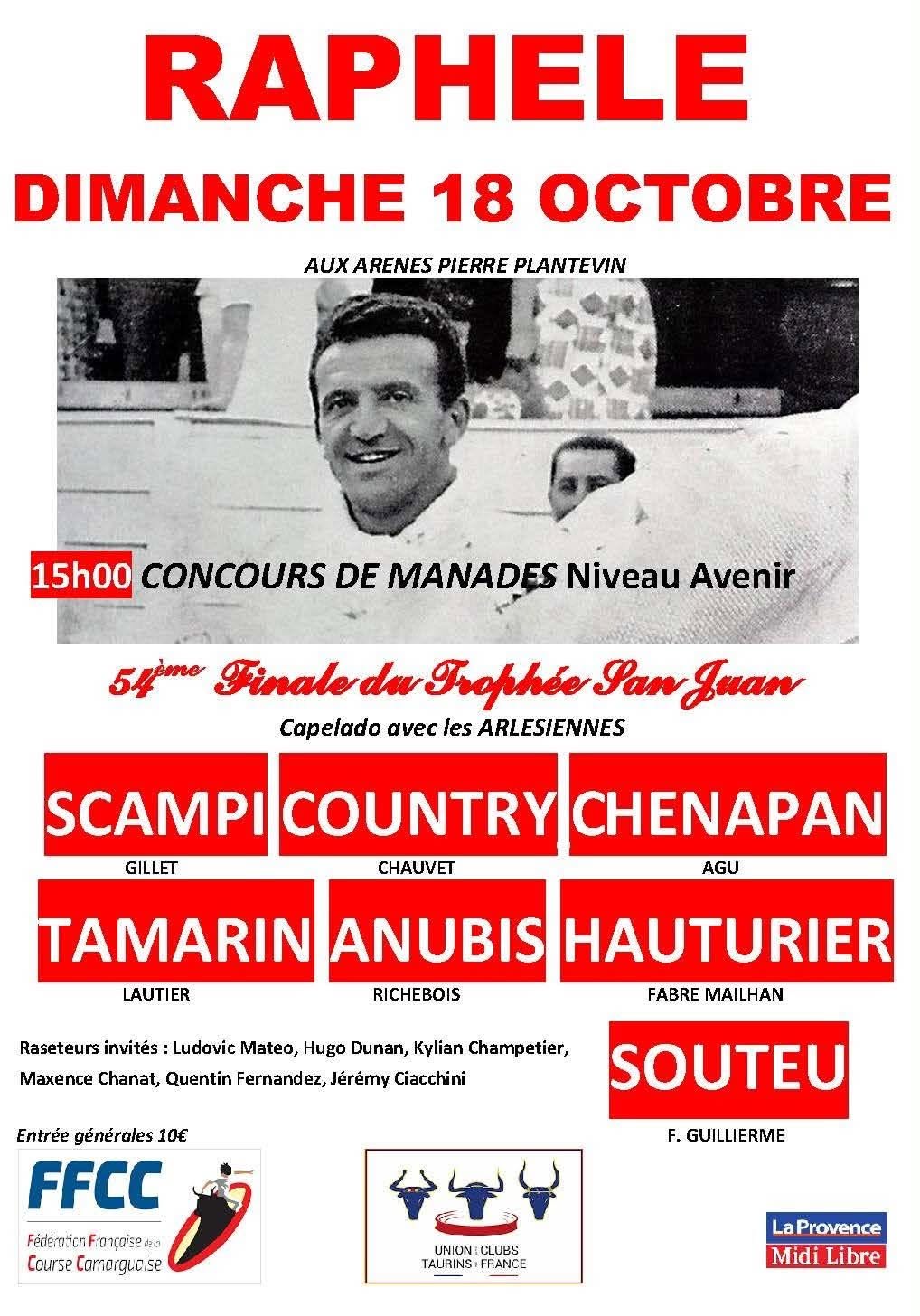 54e Finale du Trophée San Juan – Concours de manades