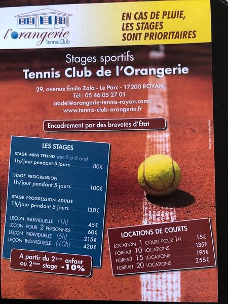L'orangerie Tennis Club