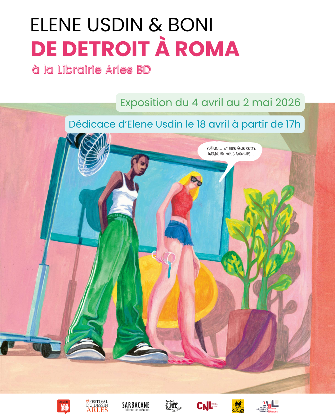 Exposition Detroit Roma et dédicace d&rsquo;Elene Usdin