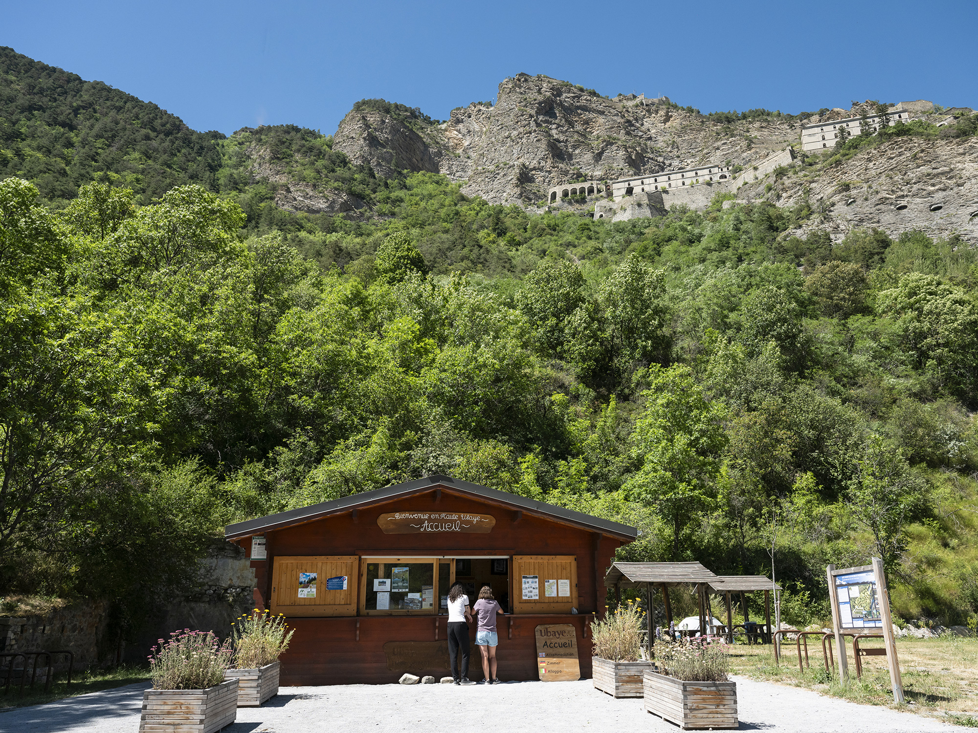 Chalet accueil de l'Esplanade du Fort de Tournoux