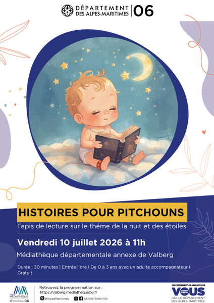 Bébés lecteurs dans les étoiles