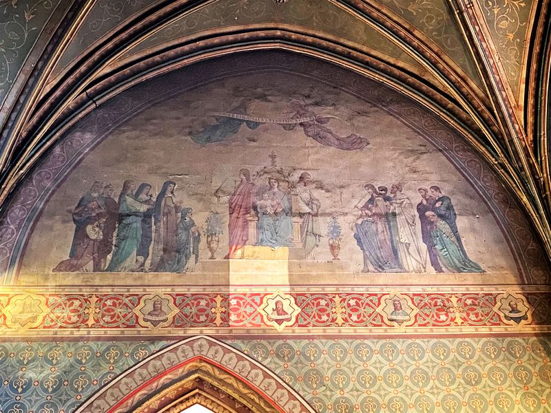 Fresque chapelle de la Vierge Noire