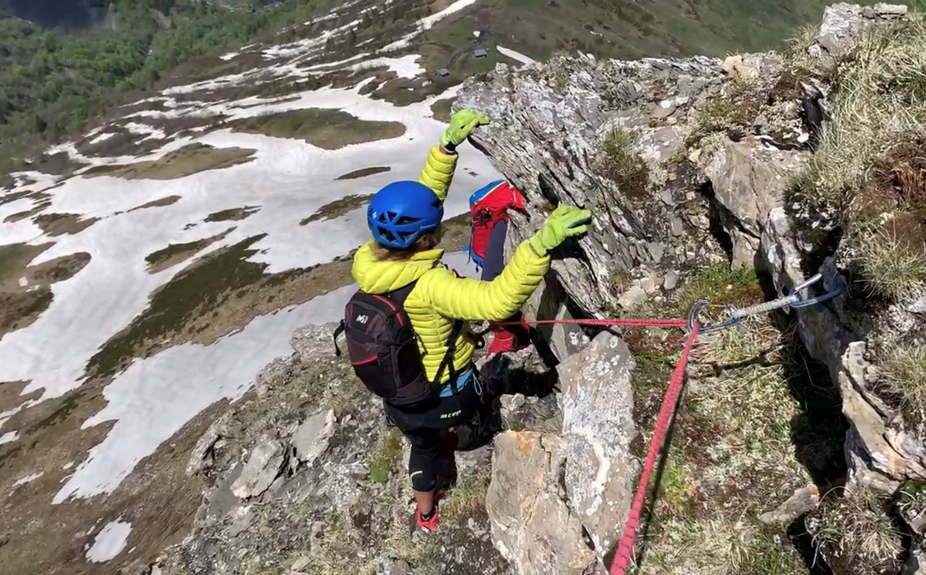 Alpi-rando Croisse Baulet 4 ©Bureau des Guides & Accompagnateurs de Sallanches