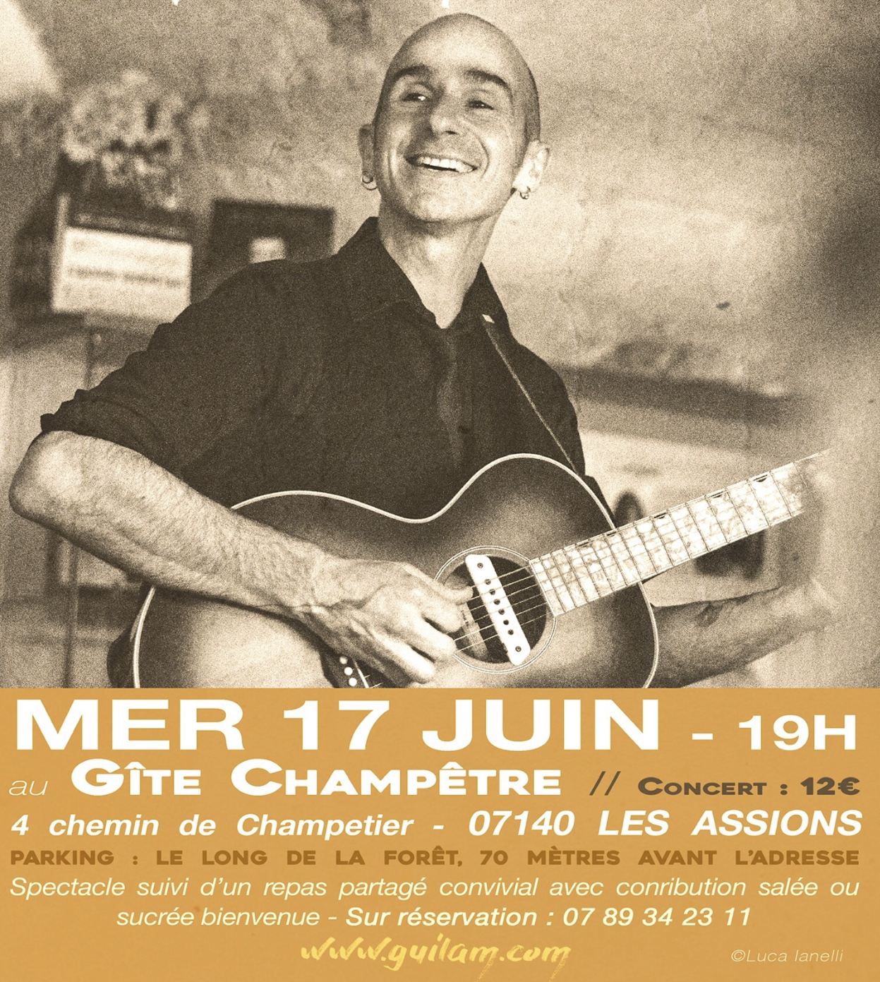 Guilam en concert :  Je peux faire quoi d'autre - Chansons, guitare, banjo, ukulélé