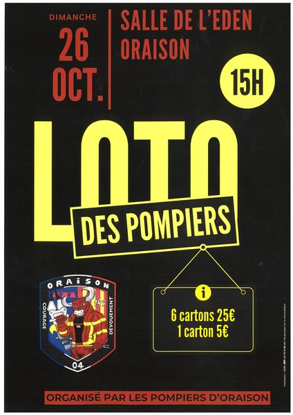 Loto des pompiers