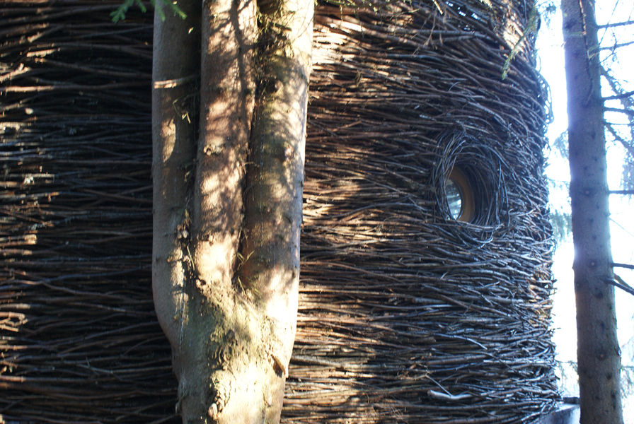 Cabane entre terre et ciel - Cabane nid