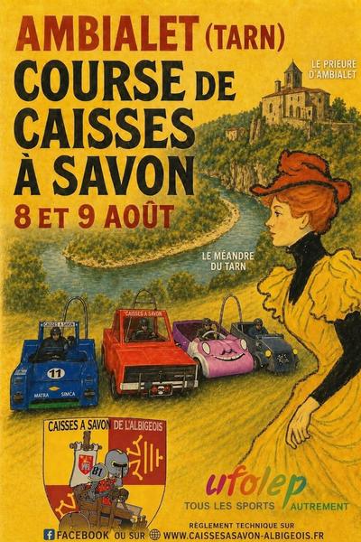 Course de caisse à savon à Ambialet
