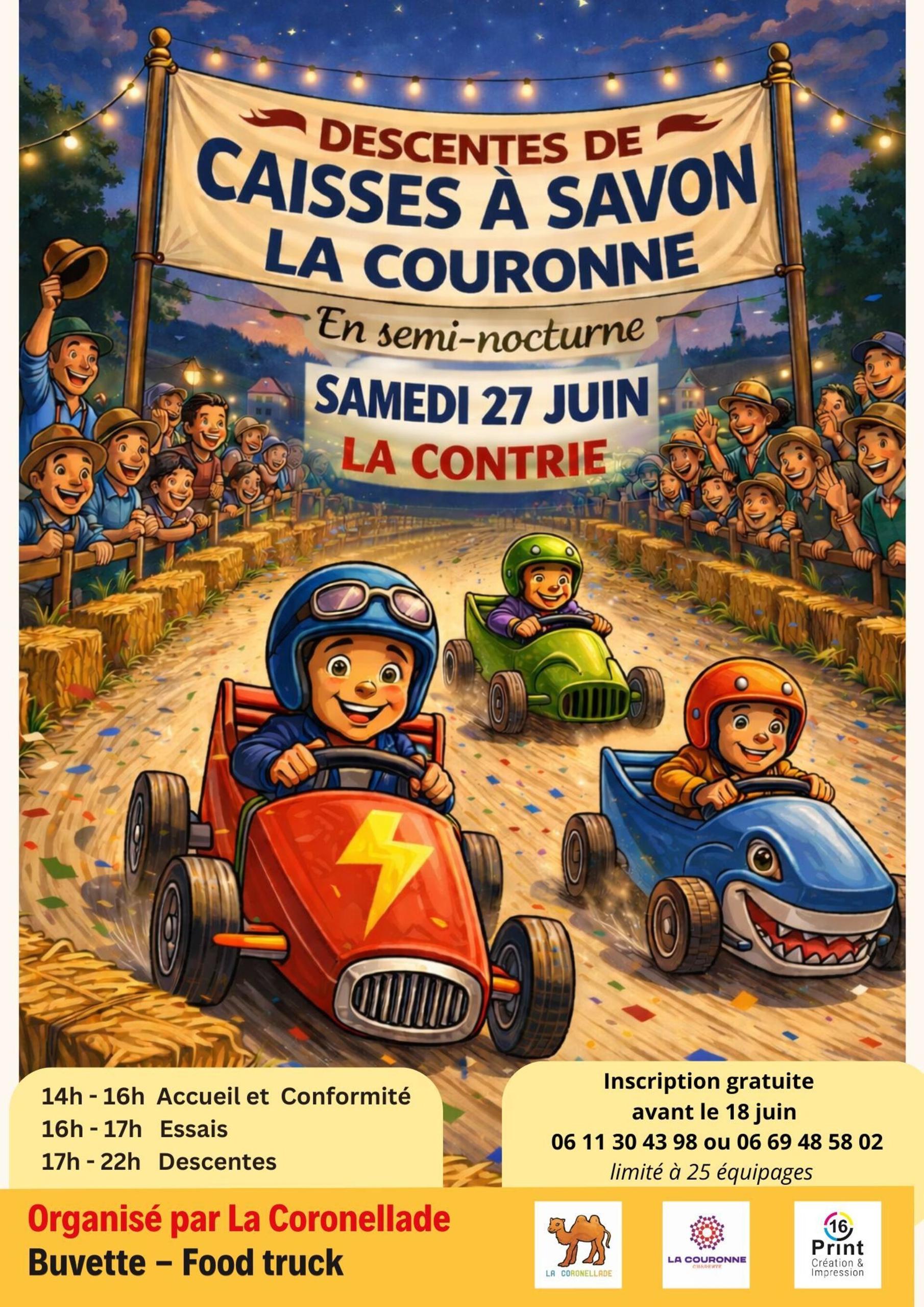 Descente de caisses à savon