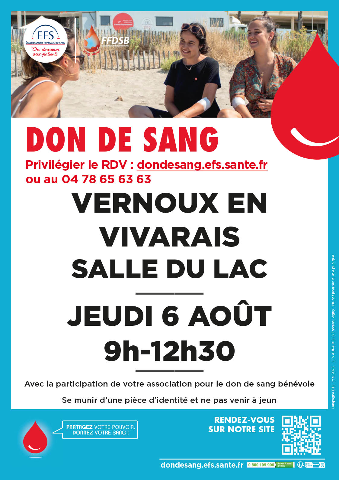 Collecte de sang - "Le don de sang : un geste qui sauve !"