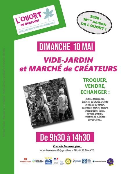Vide jardin et marché de créateurs
