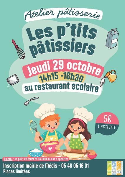 Atelier pâtisserie "les p'tits pâtissiers"
