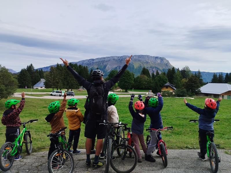 stage vélo enfants La Féclaz