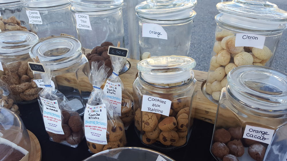 Stand gâteaux artisanaux