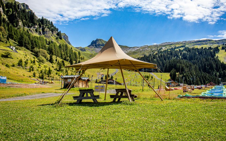 Flaine Forêt picnic area