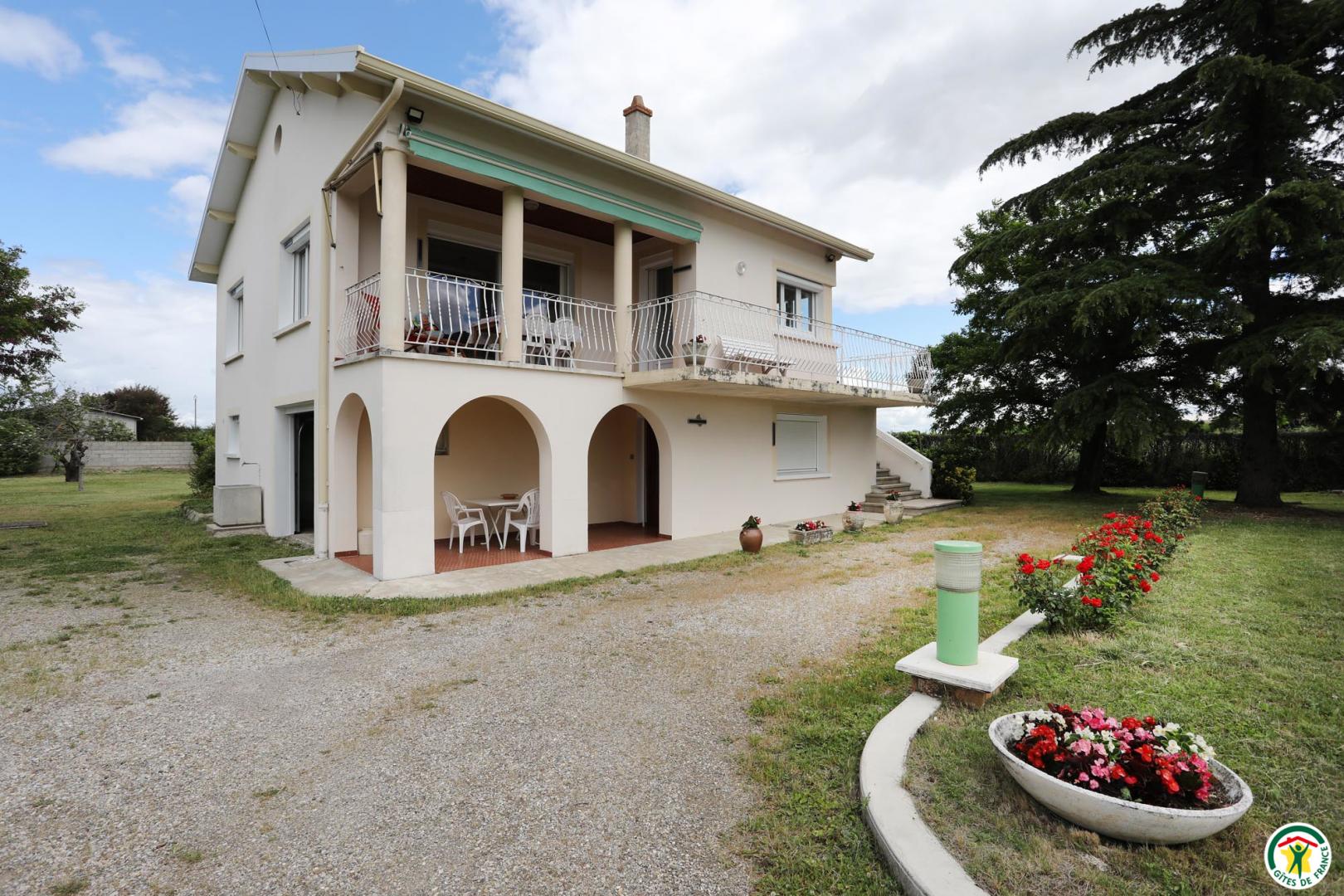 Vue extérieure du gîte