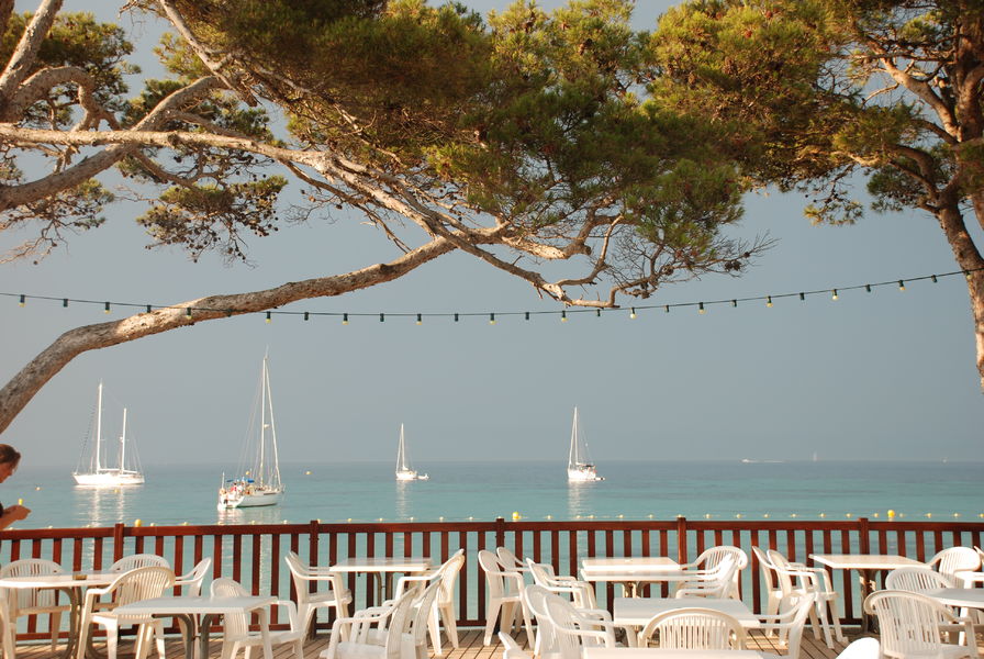 Restaurant Porquerolles La Plage d'Argent île de Porquerolles Parc National