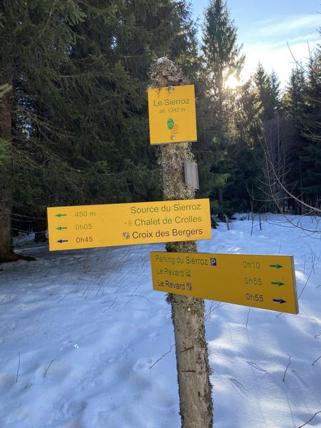 Itinéraire raquettes à neige : la petite traversée_Le Revard