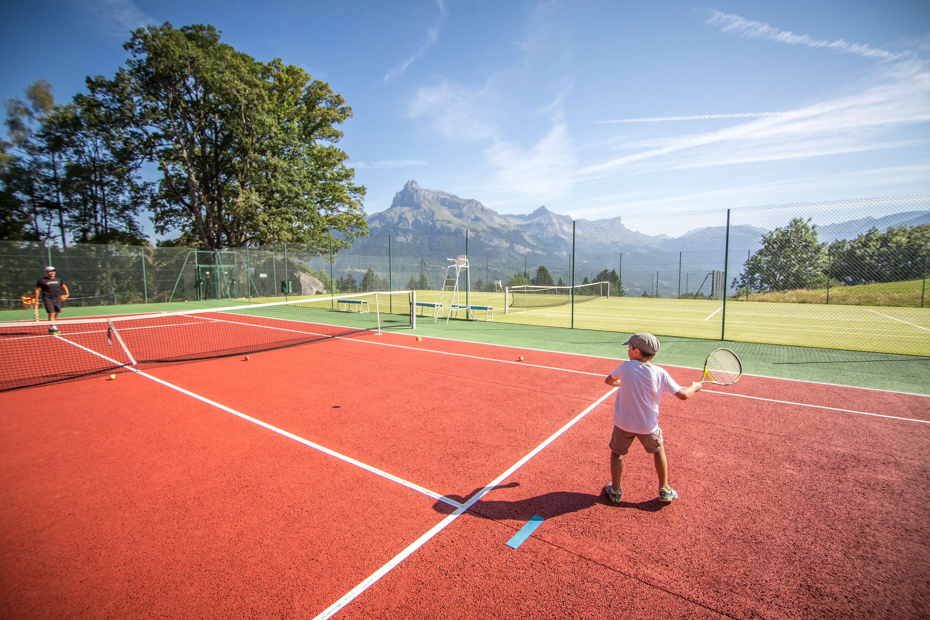 Stage de tennis enfants Mini-Tennis - Office de Tourisme de Combloux