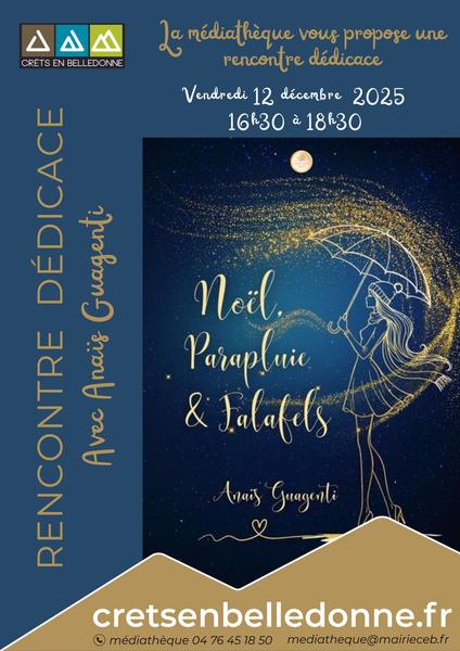 Rencontre dédicace avec Anaïs Guagenti