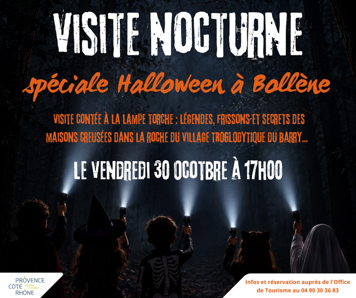 Visite nocturne spéciale Halloween à Bollène>