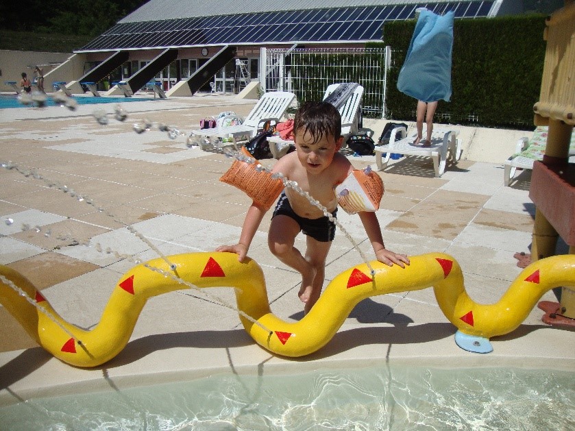 À la piscine